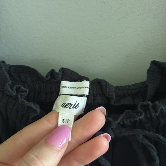 Aerie Puff Sleeve Mini Dress‎ - Picture 2 of 6